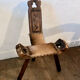 Brutalist tripod chair