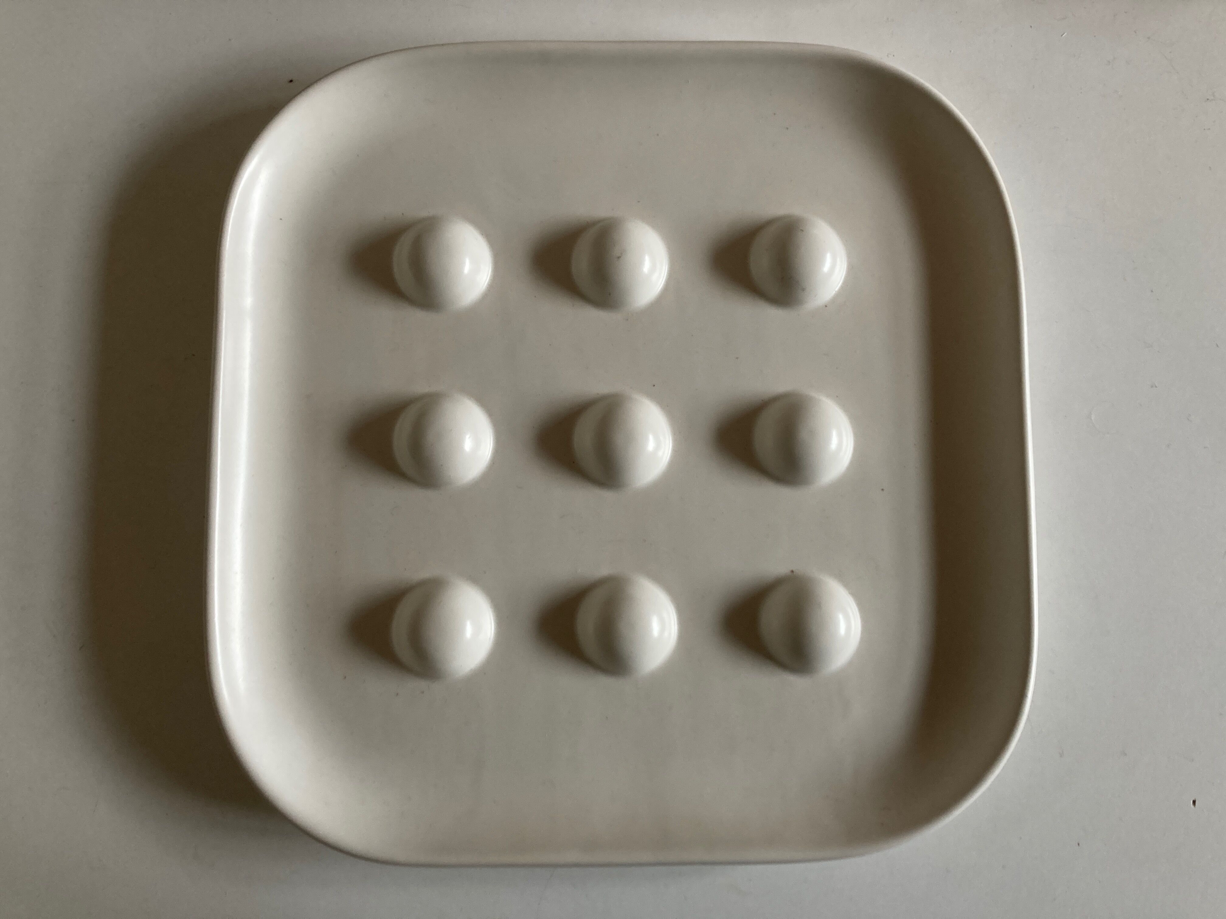 Ceramic space age centerpiece top late 1970