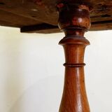 Table ronde en bois
