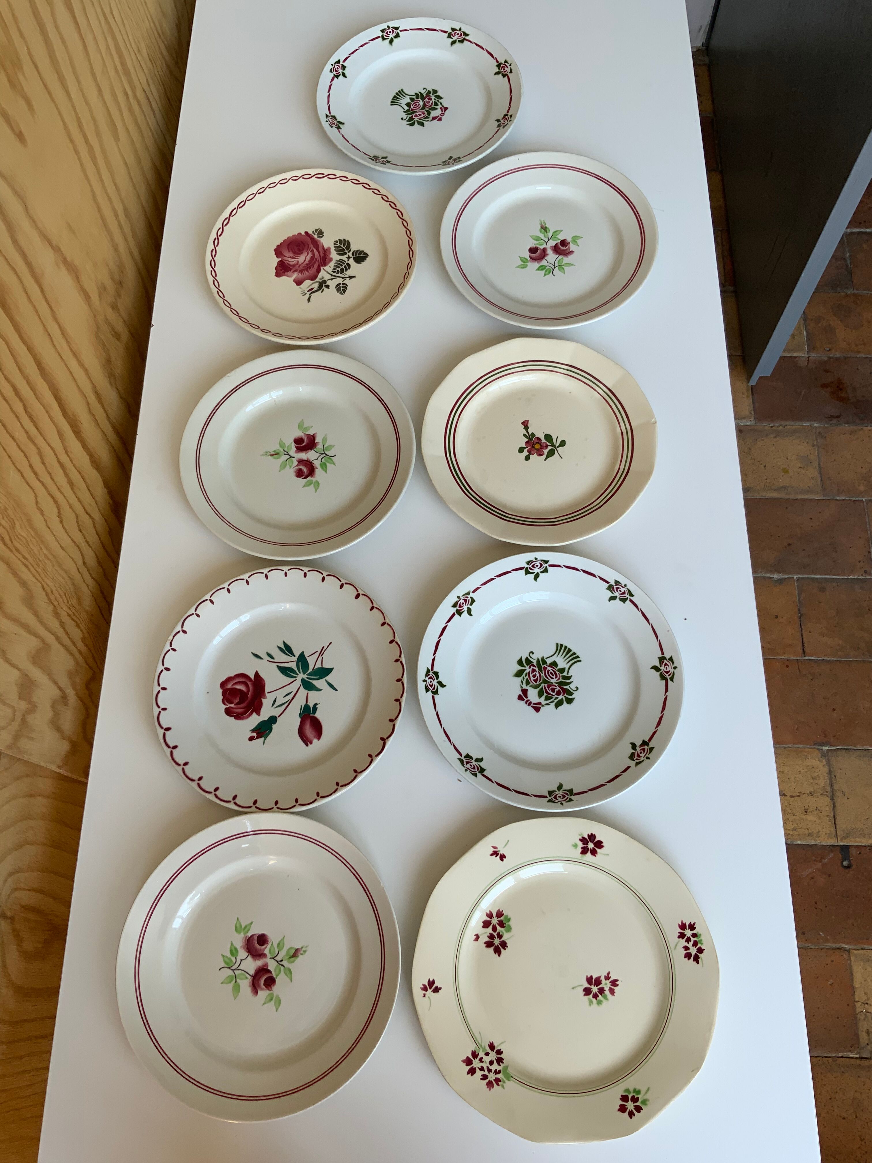 Vintage plates