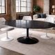Eero Saarinen & Knoll International: "Tulip" table, Marquina marble and Ril.