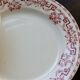 4 vintage ironstone dinner plates - Moulin des Loups - Athens model