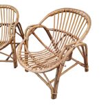 Vintage rattan armchairs from the 60s