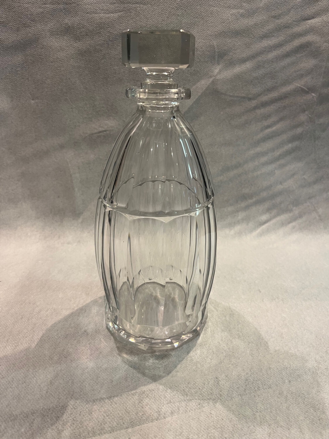 Nancy crystal carafe, 1930s