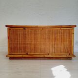Bamboo chest, vintage wicker Dal Vera