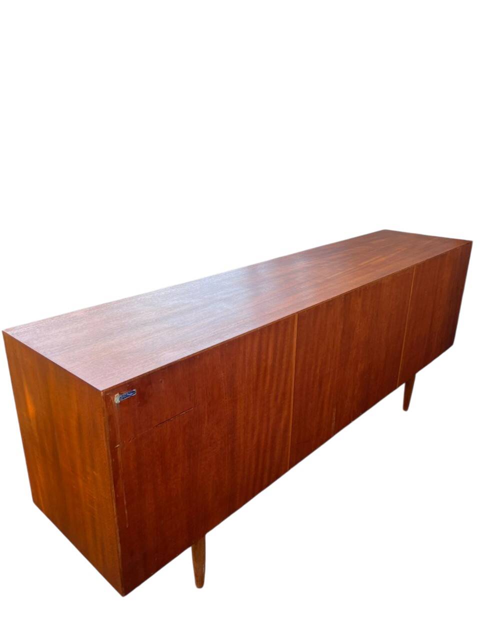 Teak enfilade by Axel Christiansen for Aco Møbler, Denmark, 1960s – Original well preserved, slightly waxed.