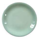 Plat Rond En Faience Ceranord St Amand Vert Mint