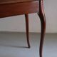 Antique mahogany console folding table | France