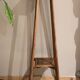 Large Art Deco harness in solid oak, early 20th century