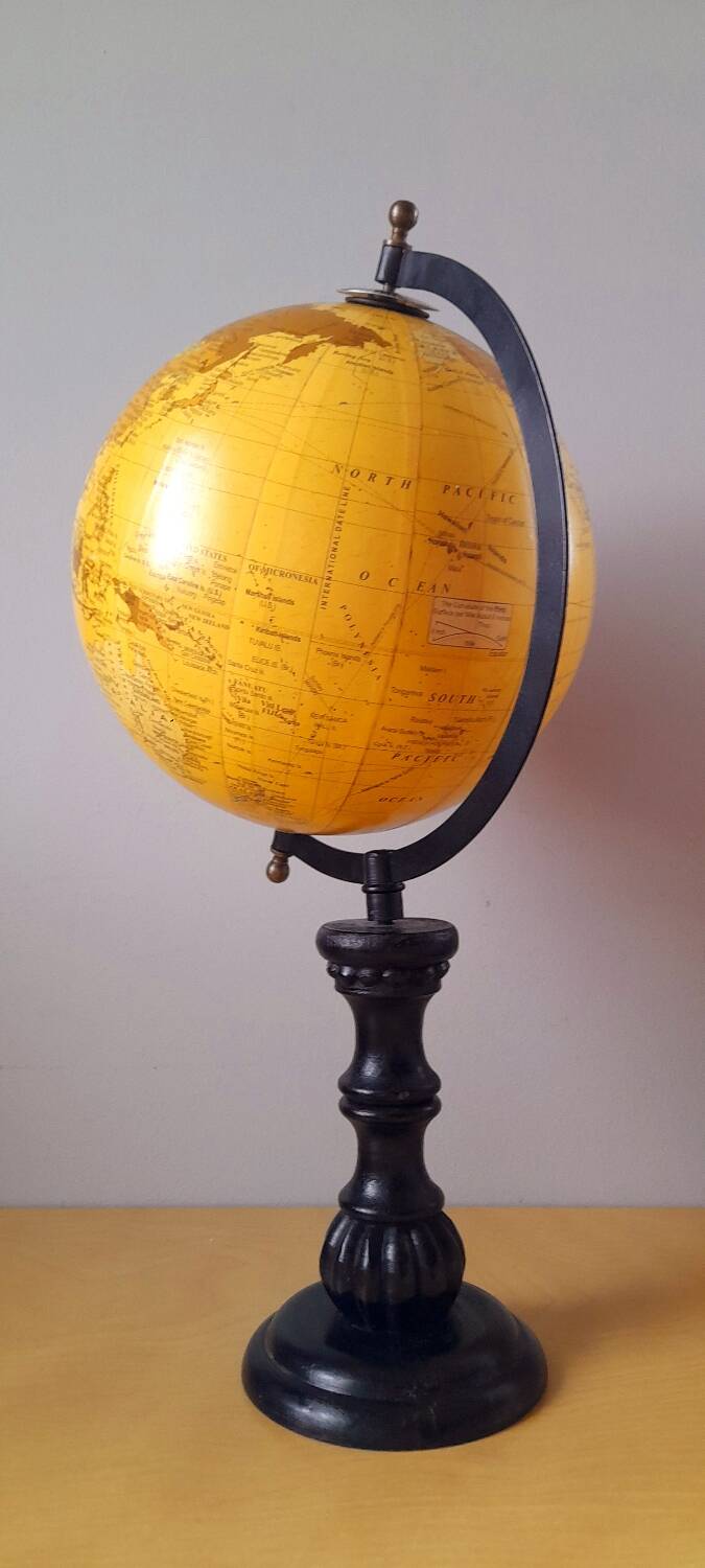 Napoleon 3 style terrestrial globe