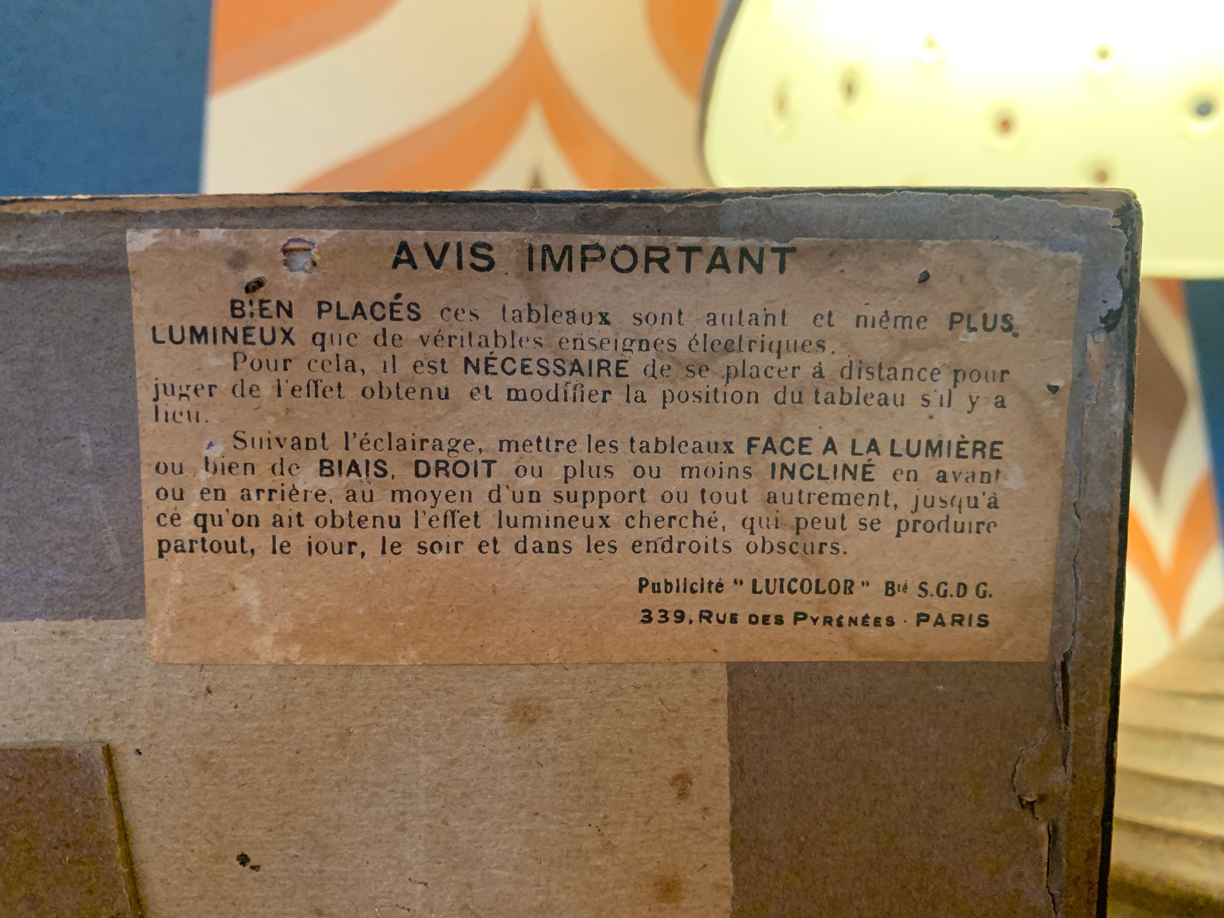 Publicité teinture par Luicolor