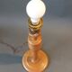 Art Deco turned wooden lamp base.