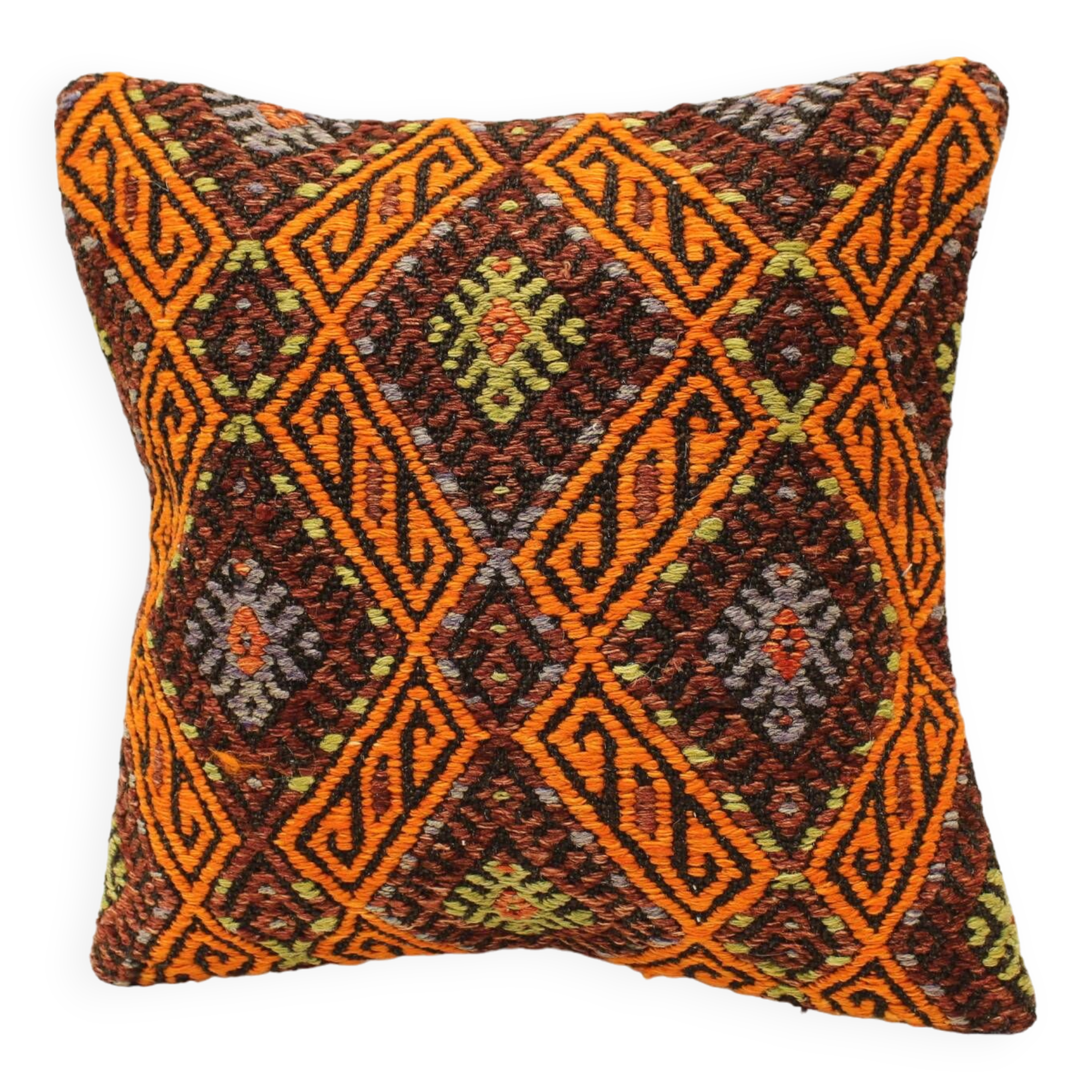 Turkish kilim cushion, 40x40 cm, k-1323