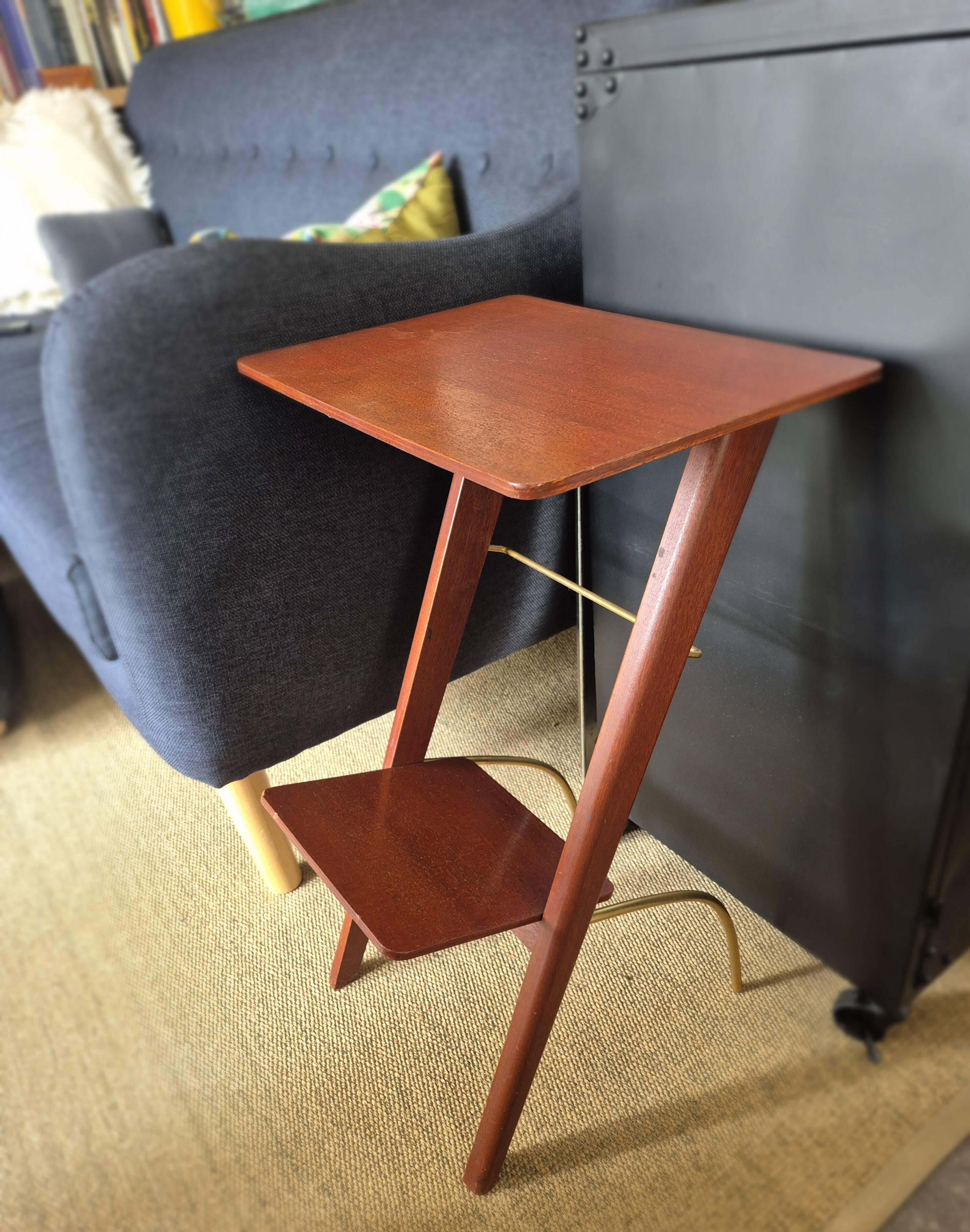 Pair of vintage 50s bedside tables or end tables