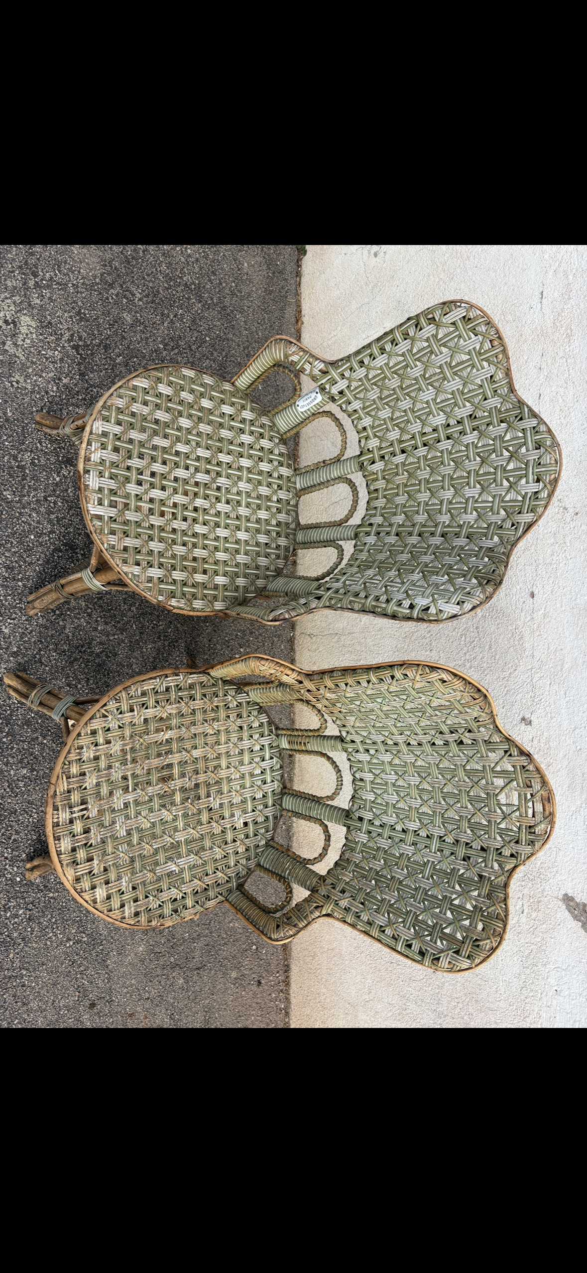 Wicker garden furniture 1920