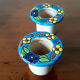 Longwy enamel inkwell