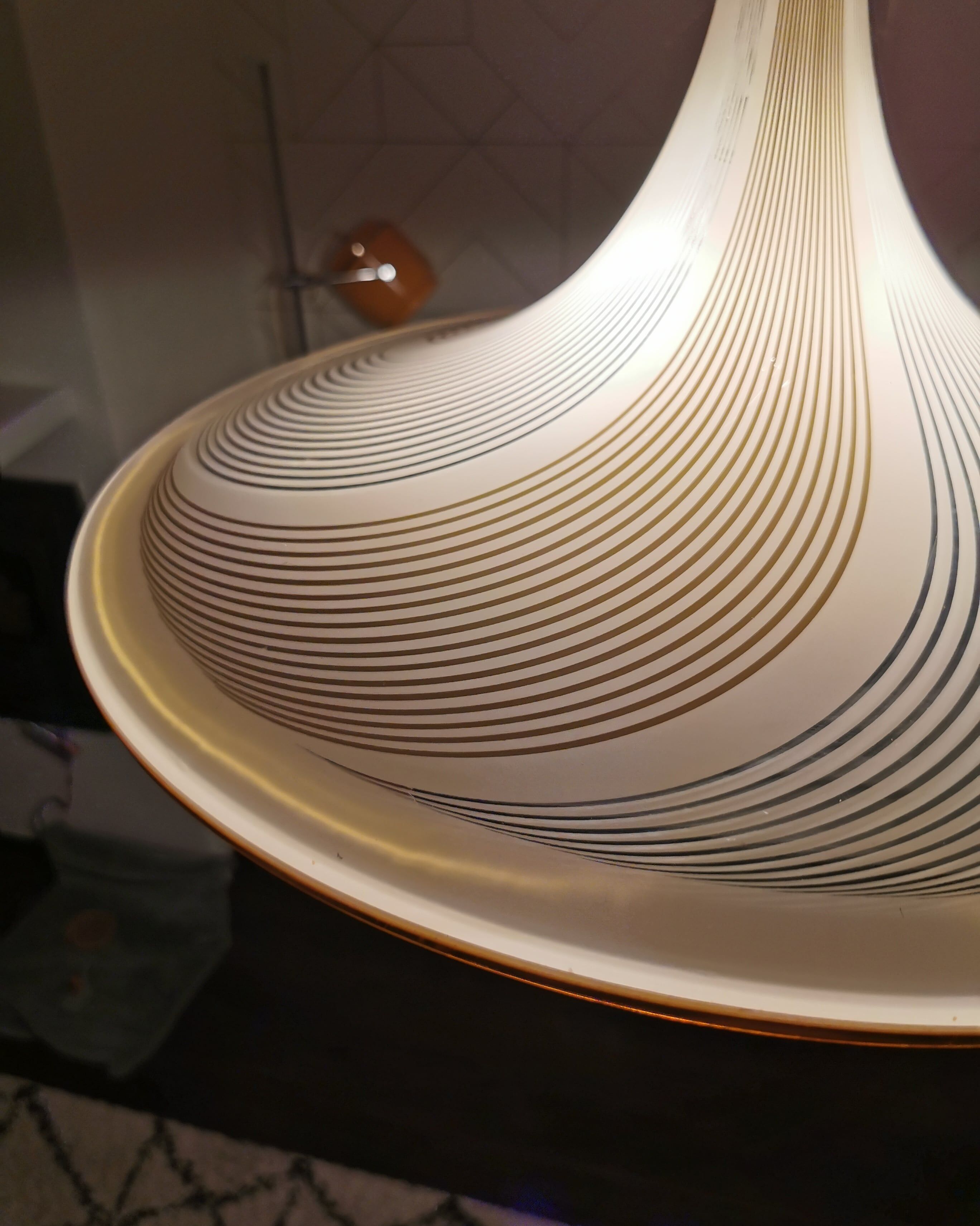 Hollywood Regency pendant light, '70s