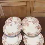 Six bellflower soup plates