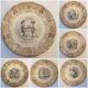 Talking plates with entremets set of 12 pieces