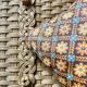 Coussins vintage seventies fleuris