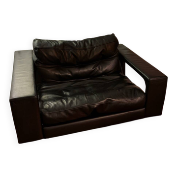 Fauteuil en cuir Steiner
