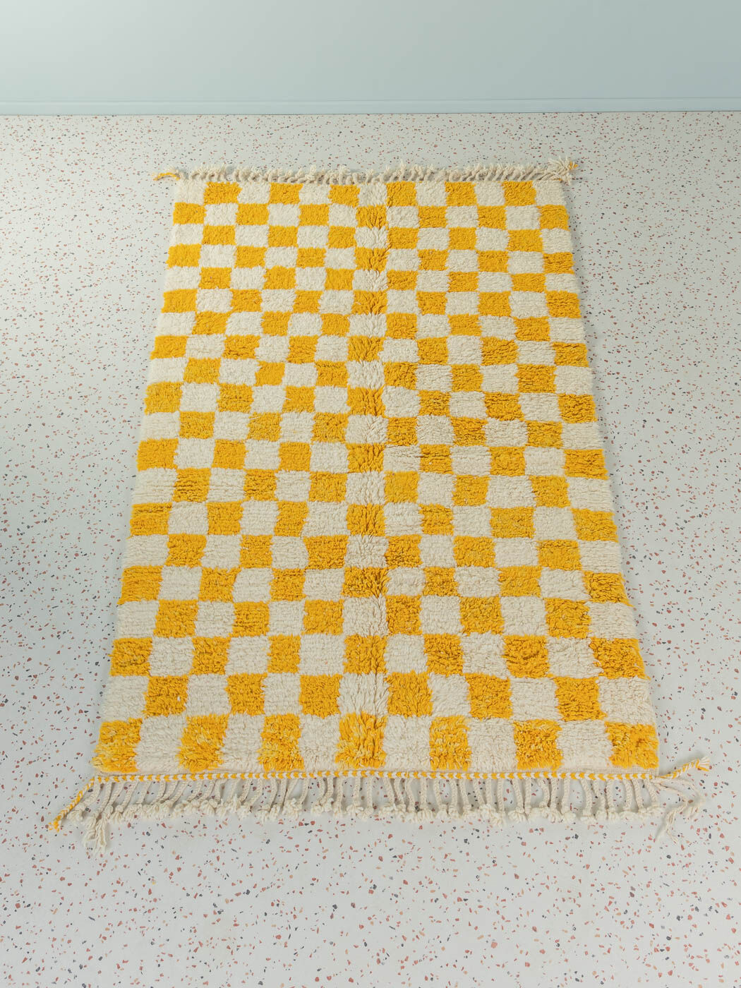 Tapis berbère, Lemon Check II, 147 x 235