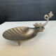 Antique Empire style silvered bronze catchall
