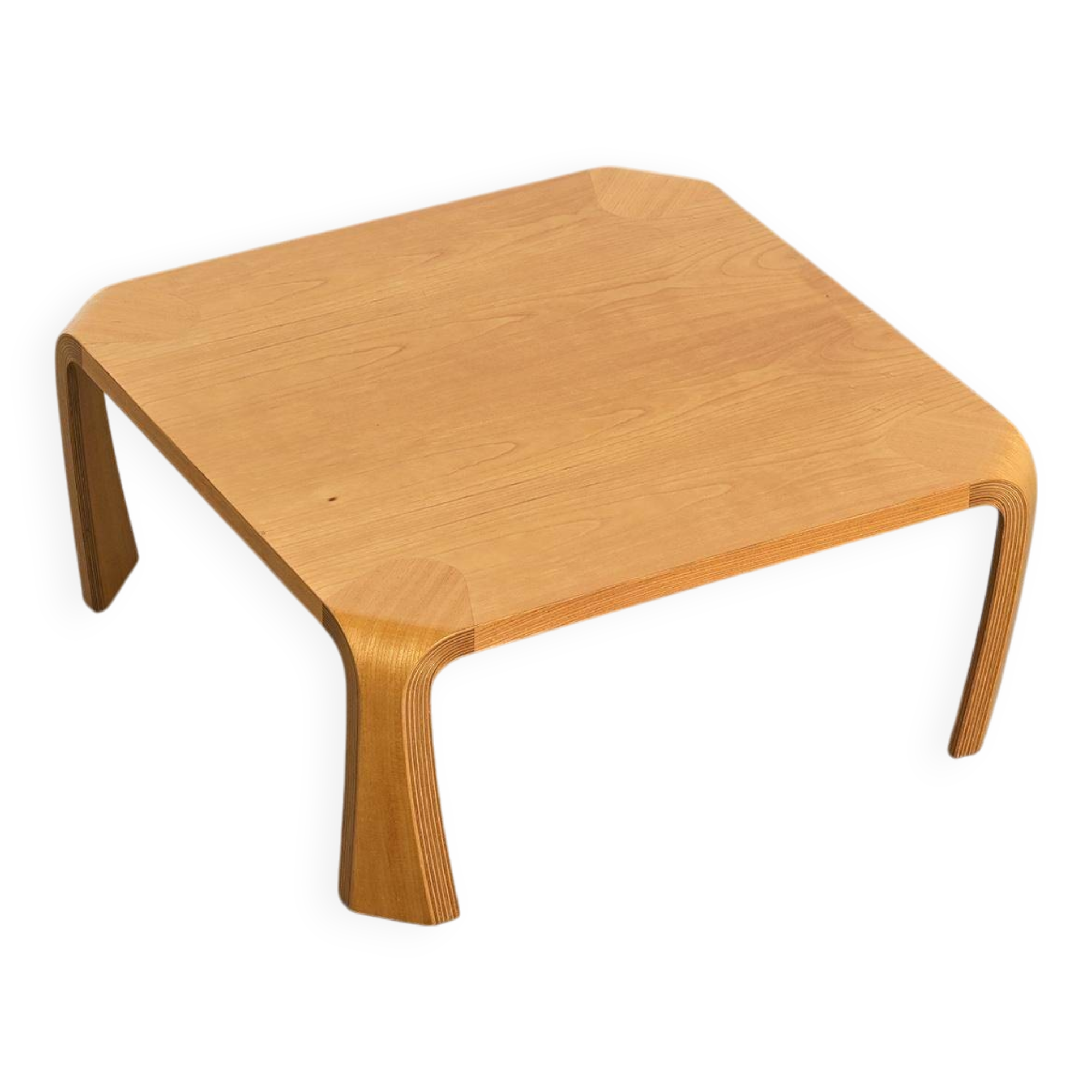 Zataku square table by Saburo Inui for Tendo Mokko Japan