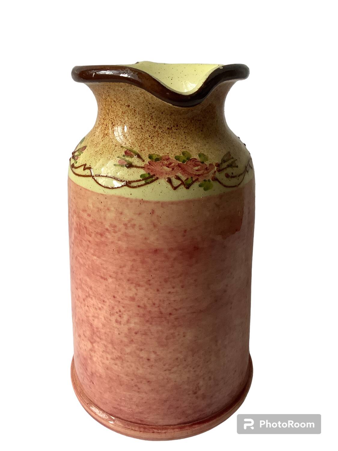 Earthenware Vallauris earthenware pitcher