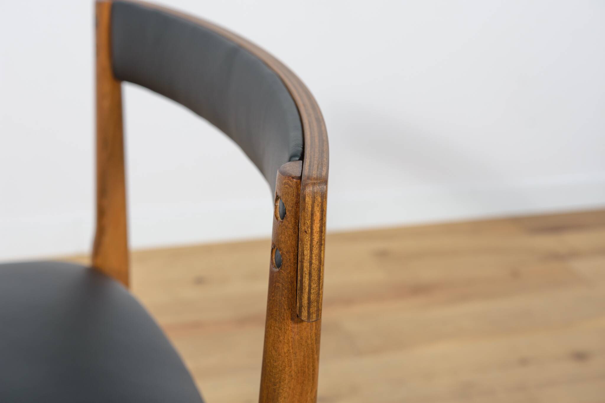 Mid century round extendable dining table and chairs from mcintosh, 1960s, set of 5