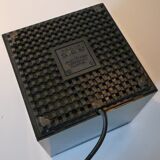 Cuboluce Cini & Nils black cube lamp, EO Opi 70s