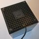 Lampe cube noire Cuboluce Cini & Nils, EO Opi 70s