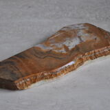 Vintage brutalist ashtray in natural onyx