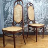Paire de chaises Thonet 207R en bois courbé
