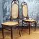 Paire de chaises Thonet 207R en bois courbé
