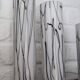 3 glass table lamps by Herstal, Denmark 1980