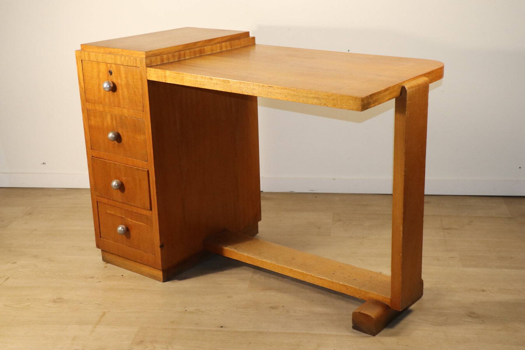 Art Deco style wooden desk, 1940