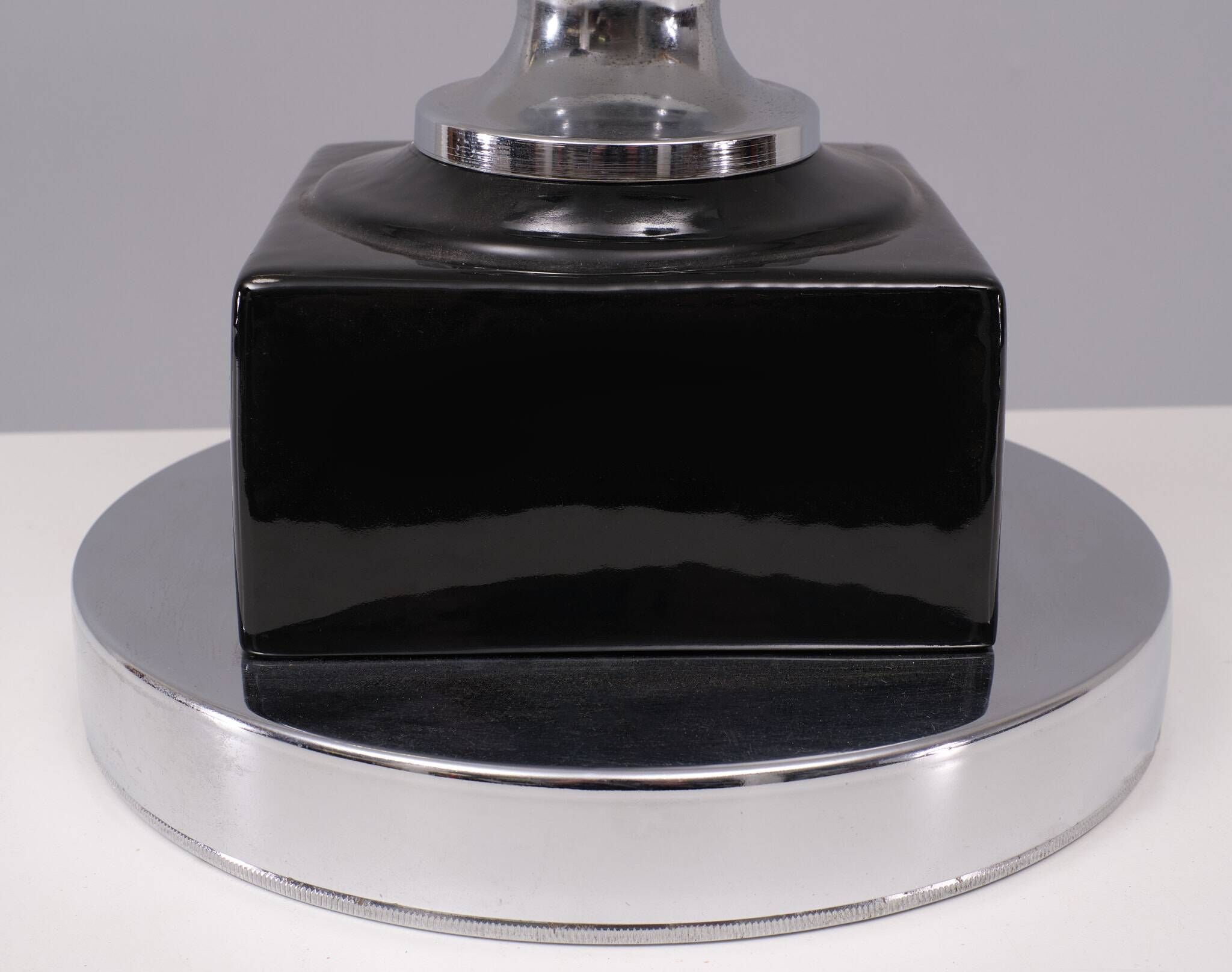 Ceramic table lamp attrib Cari Zalloni 1970s Italy