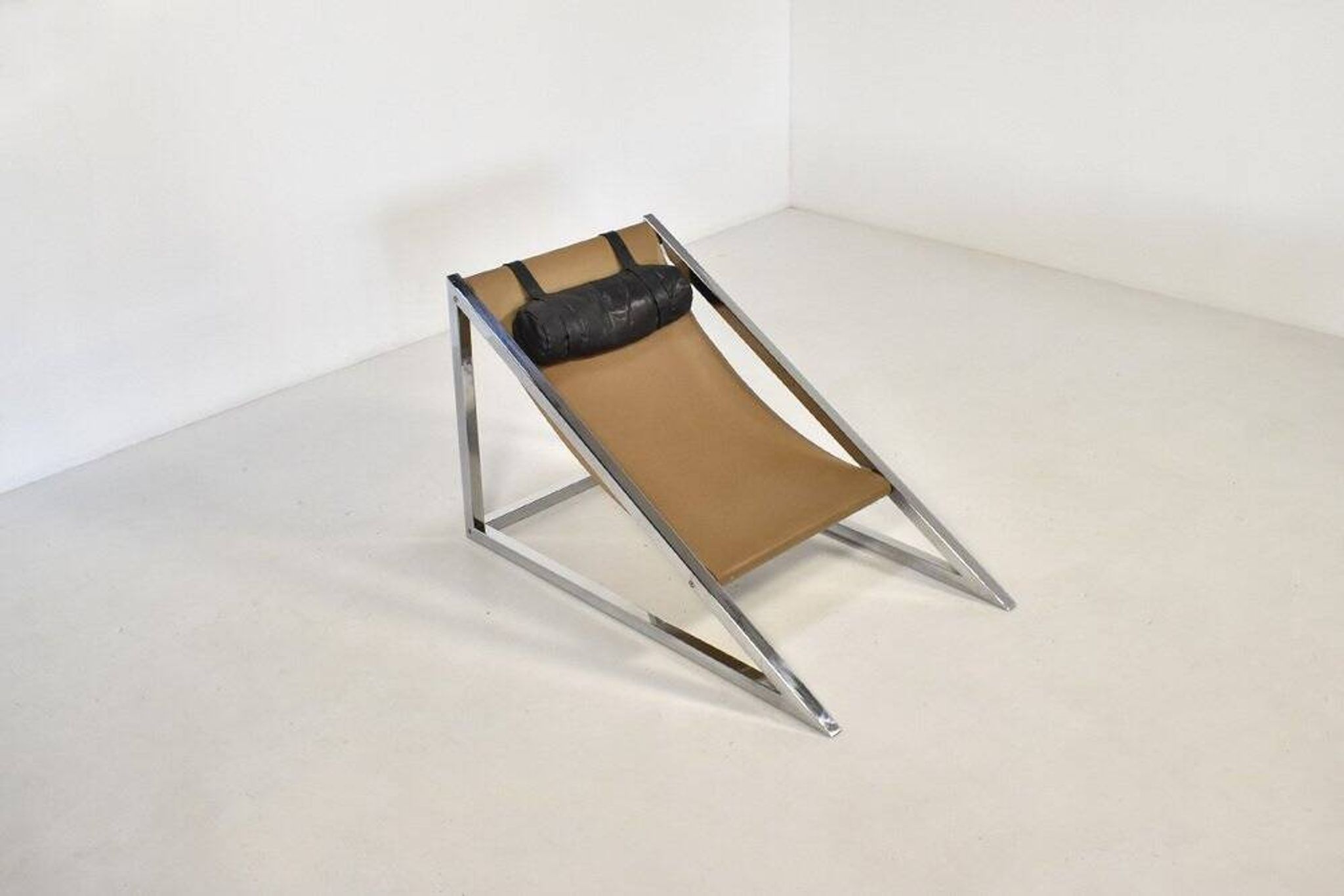 Italian Mies Lounge Chair by Archizoom for Poltronova, 1960s