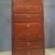 Eighteenth-century wooden veneer chest of drawers