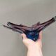 Murano Glass bowl with "leaf" shape in blue/purple/pink/transparent colors