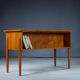 Danish teak desk, 1970s