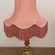 Pair of fringed lamps