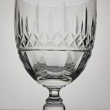 6 signed crystal water/wine glasses