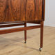 Mid-century rosewood bar with roller doors, Denmark, 1960s