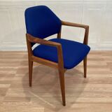 Suite of 4 designer armchairs 1950 "Hartmut Lhomeyer".