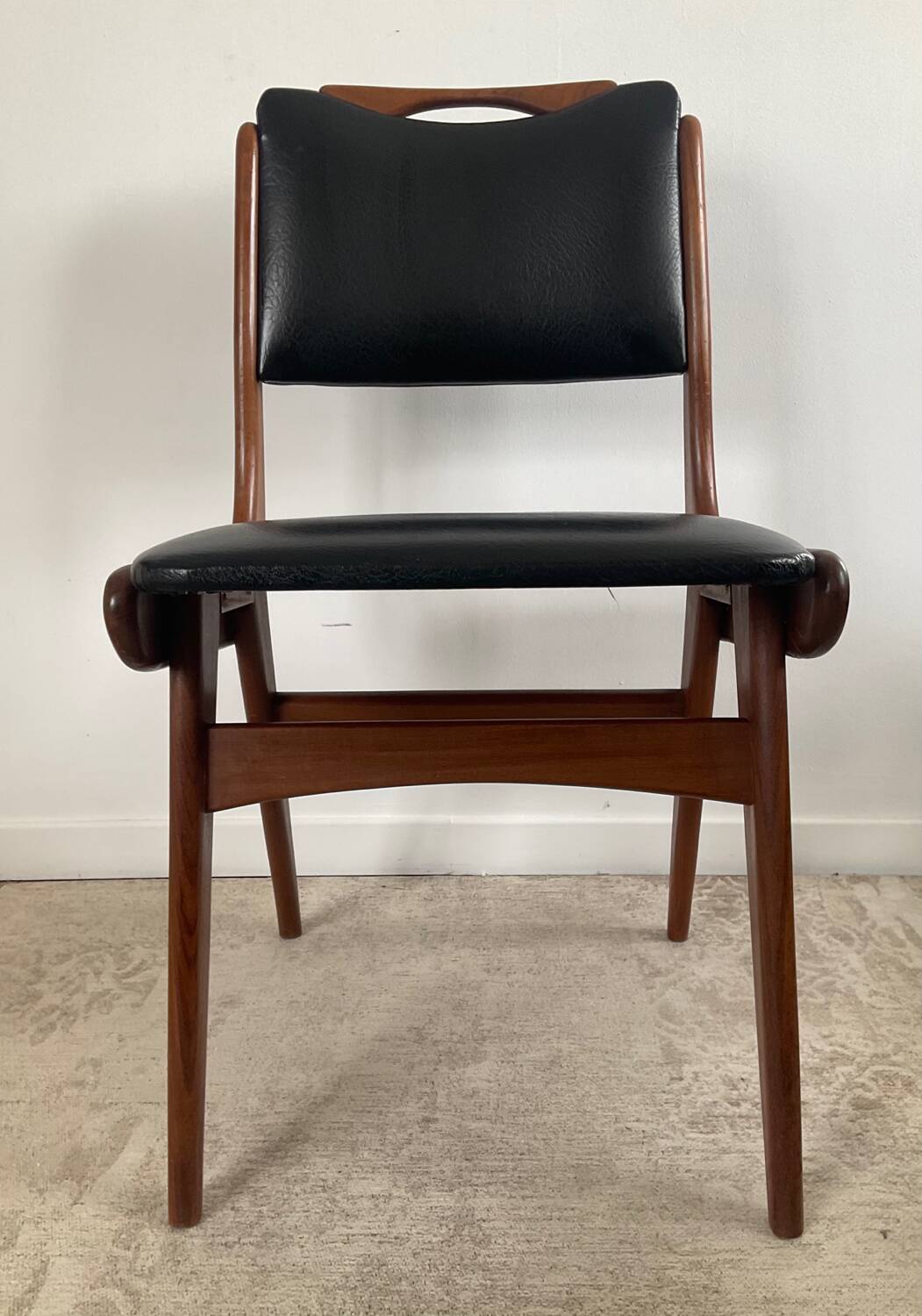 Scandinavian chair attributed to Louis Van Teeffelen from the 1960s