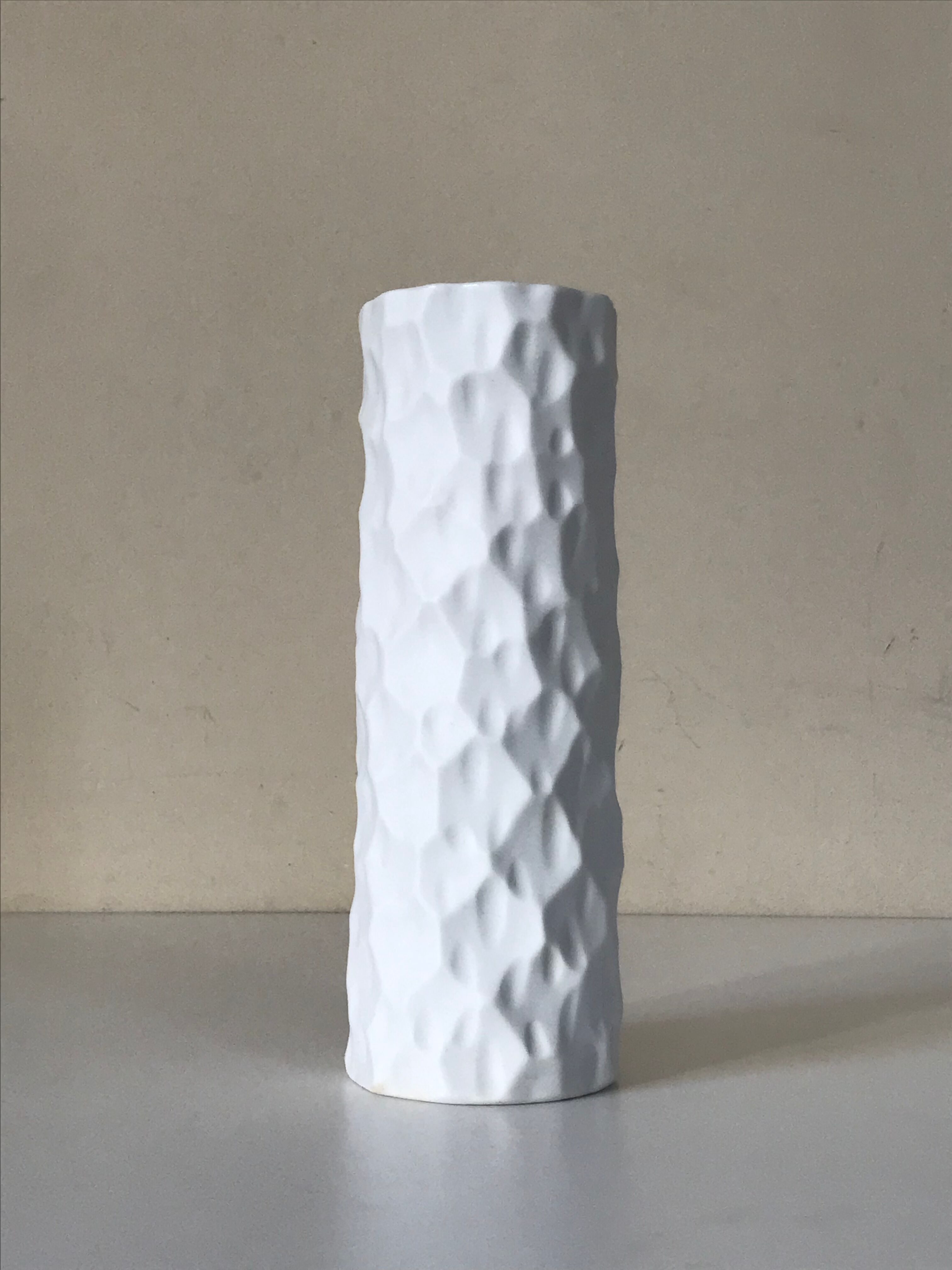 German biscuit vase design years 70