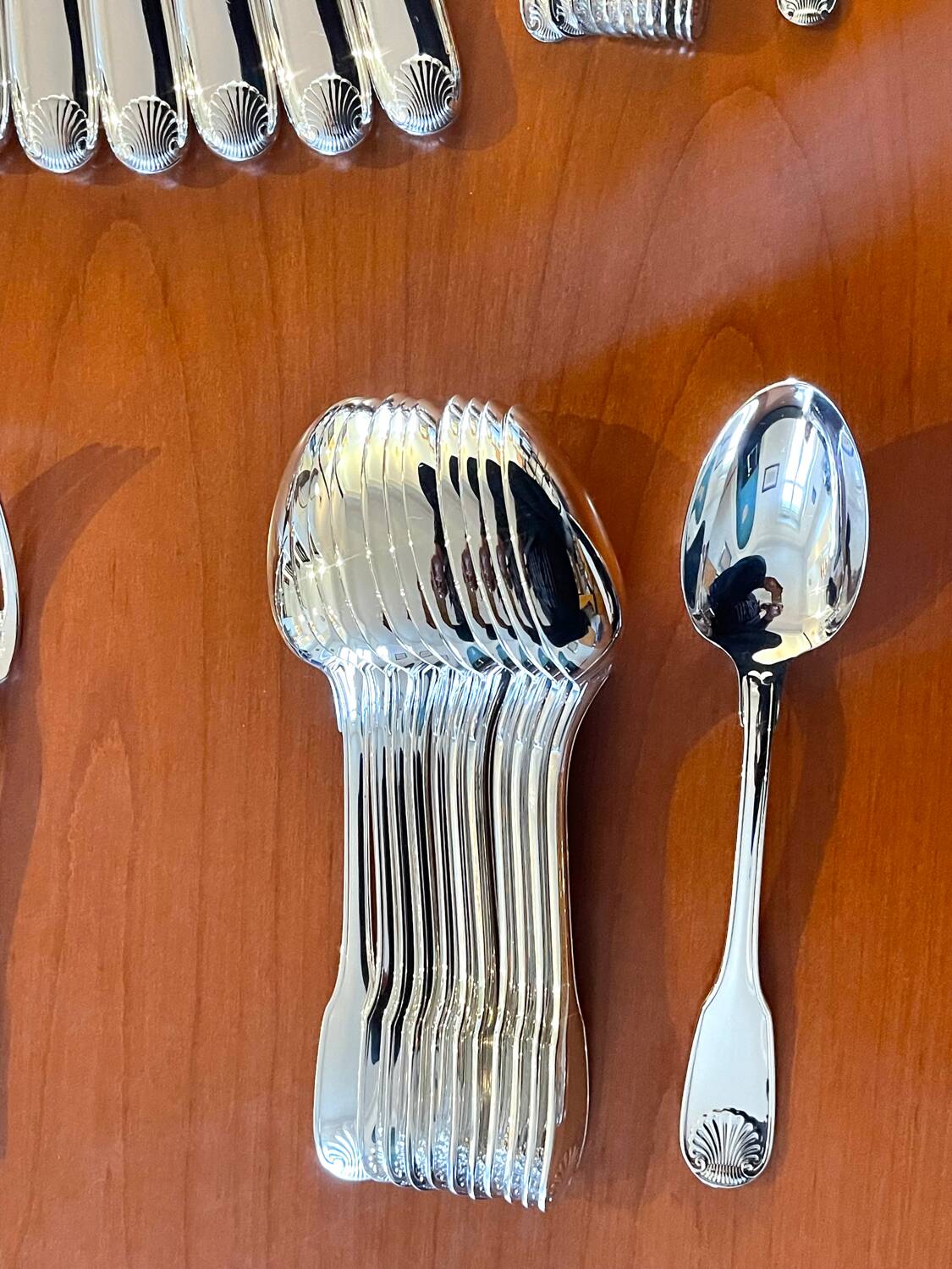 Christofle Vendôme, cutlery set in new condition, 48 pieces.
