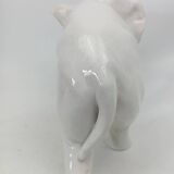Capodimonte éléphant en céramique  18-19ème (oreilles cassé)